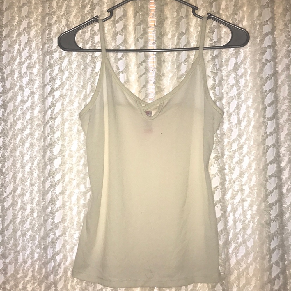 Creme tank top